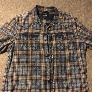 L True Religion Long Sleeve Button Down Shirt